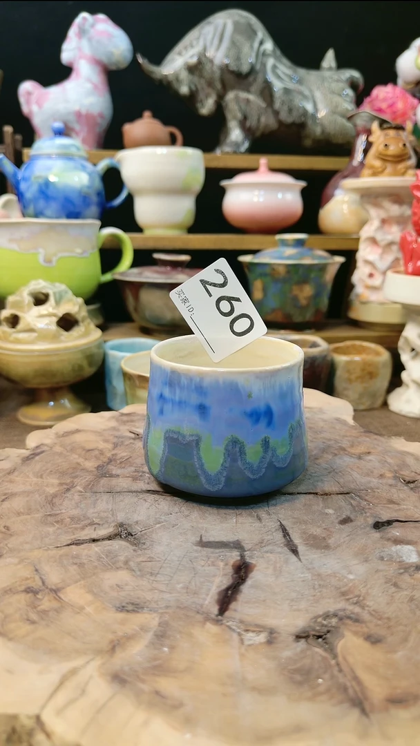 高温颜色釉窑变系列 微瑕