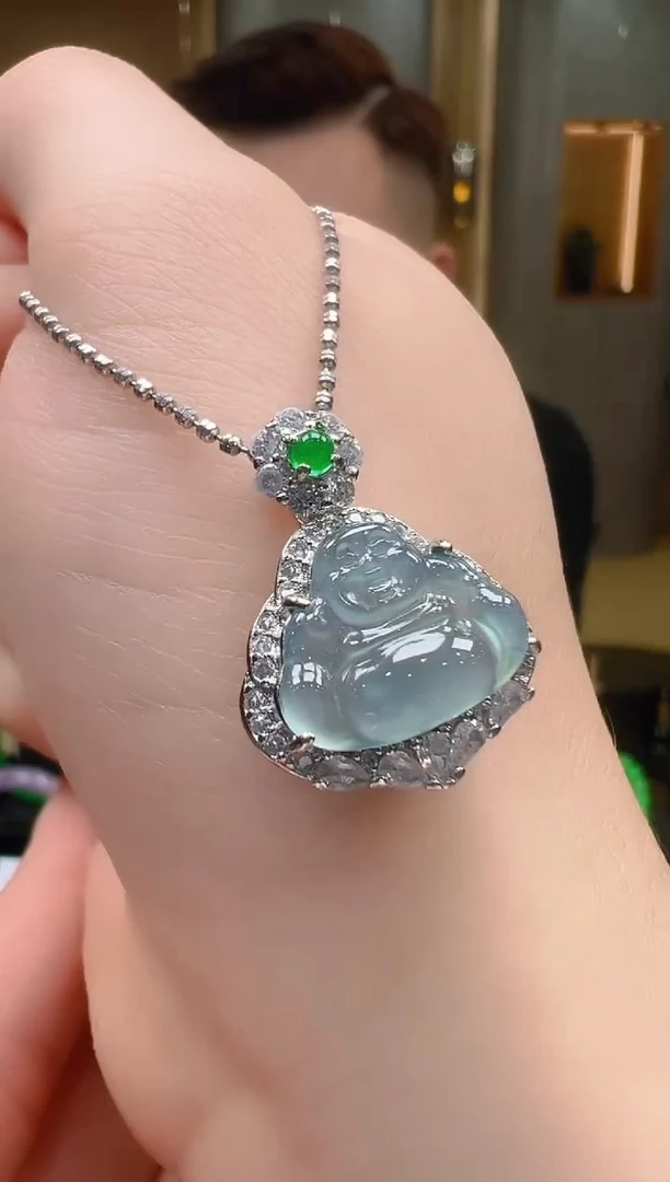 吊坠(不含链)未镶嵌翡翠天然A货翡翠多样性发一