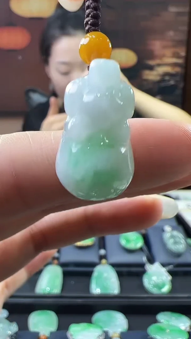 未镶嵌挂件翡翠猪猪手机挂