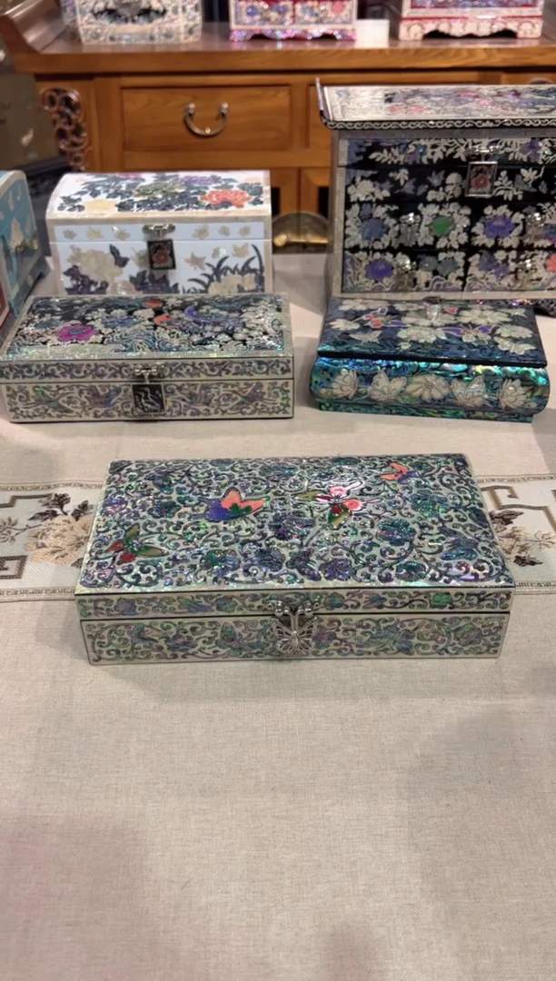 【闪购商品】蝴蝶黑金鲍·弘贝雅螺钿漆器文化馆