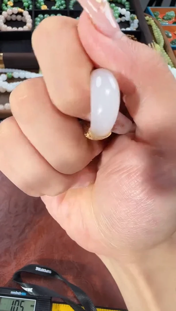 和田玉戒指银S925镶嵌多样性发货 拍一发一