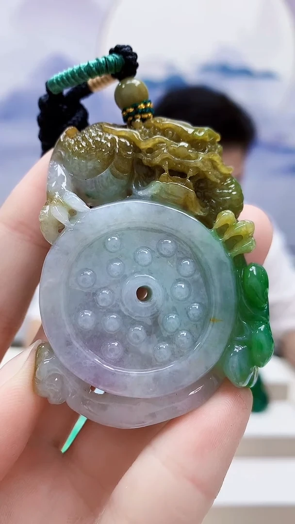 未镶嵌定制翡翠4917ry-毛货挂件28