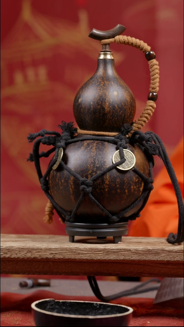 886尾货款大漆精品葫芦700ml