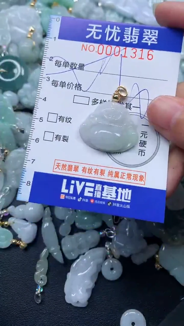 颈饰未镶嵌翡翠1316