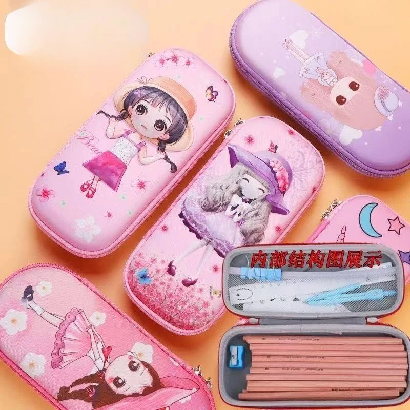 3D立体卡通单层学生笔袋