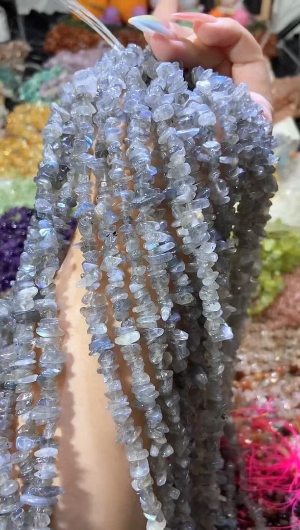 水晶珠宝半成品未镶嵌灰月光