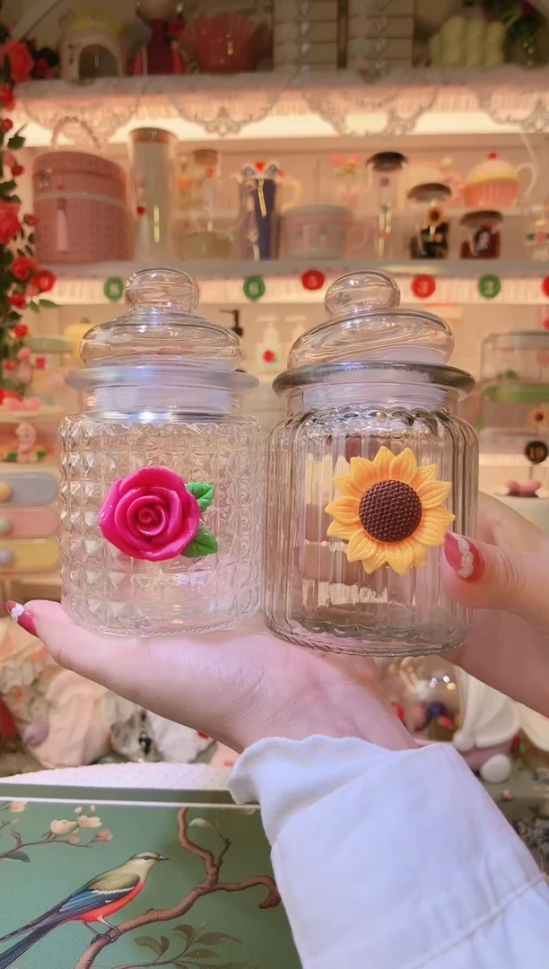 开播福利，仅剩一件！花朵密封罐2个