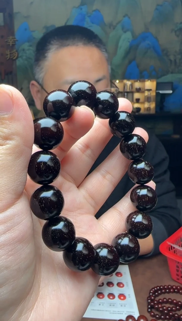 【闪购商品】小叶紫檀手串/手链1.5*15颗爆星