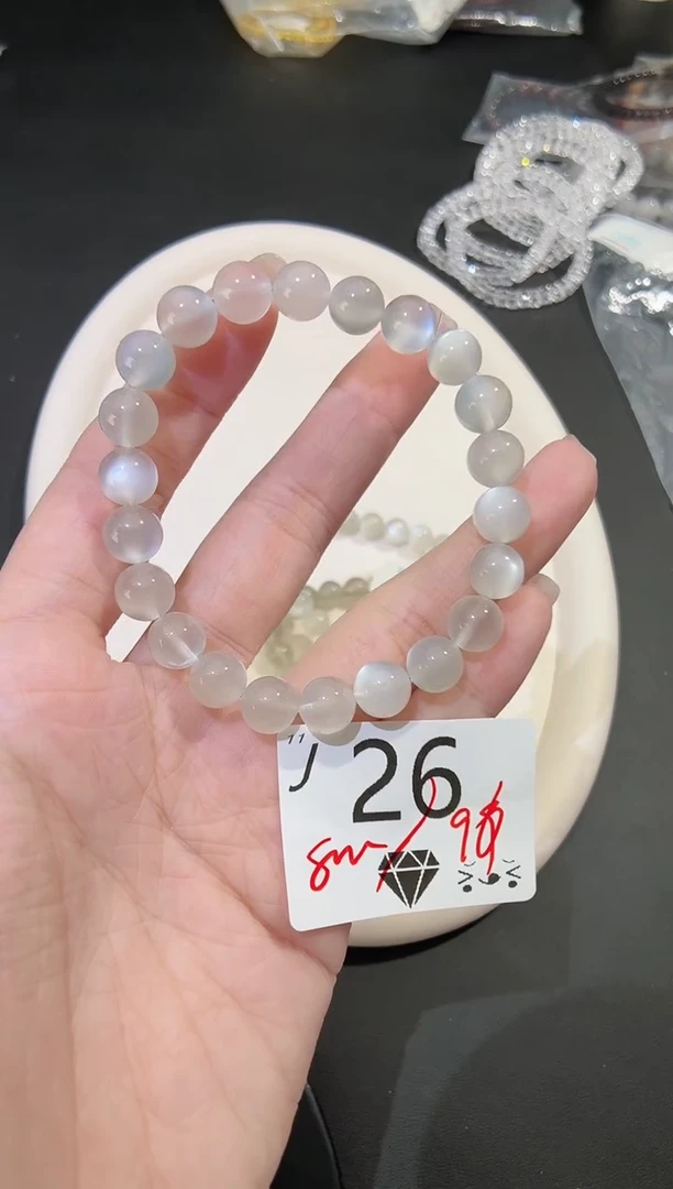 未镶嵌手串长石默认微瑕发一J26