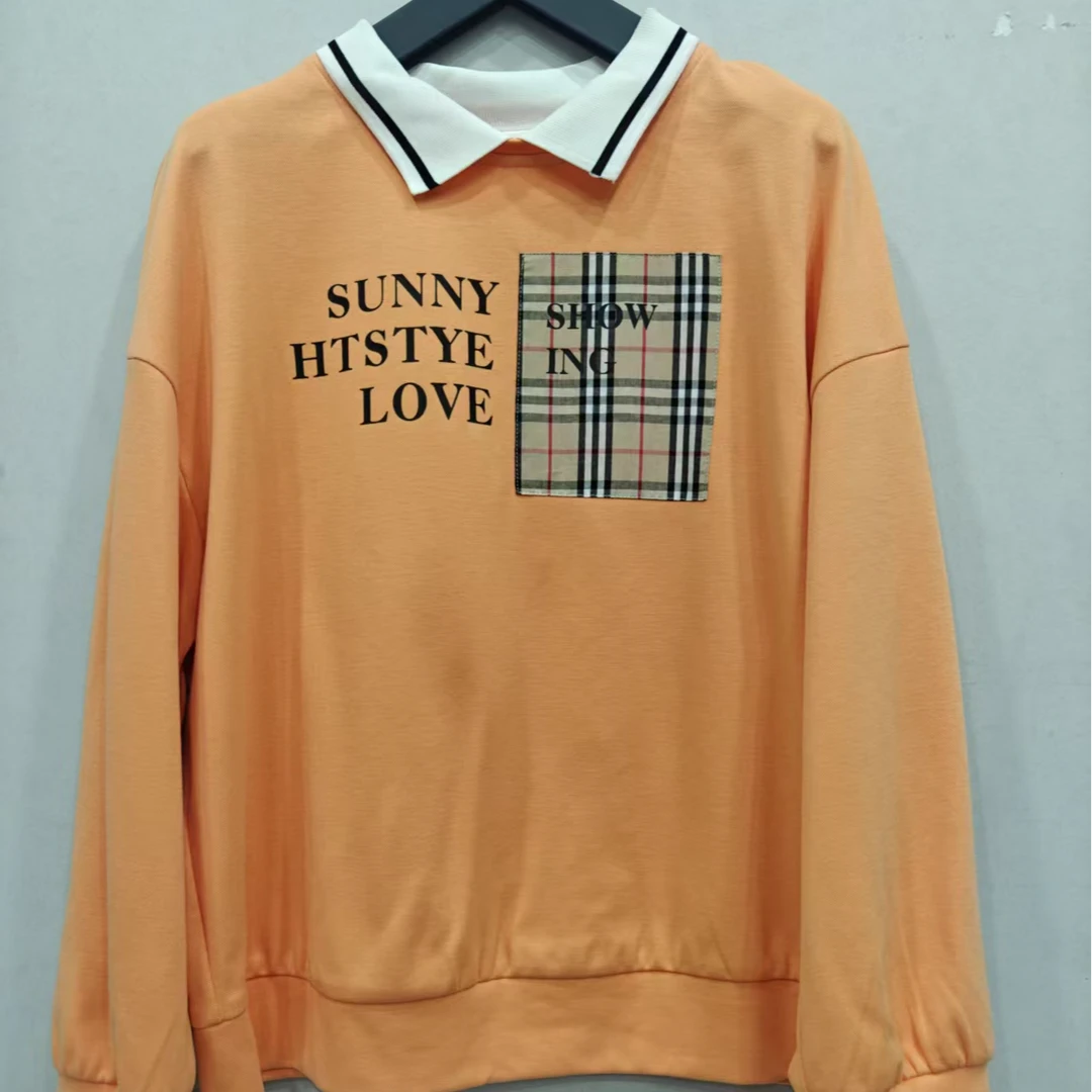 时尚新款翻领卫衣