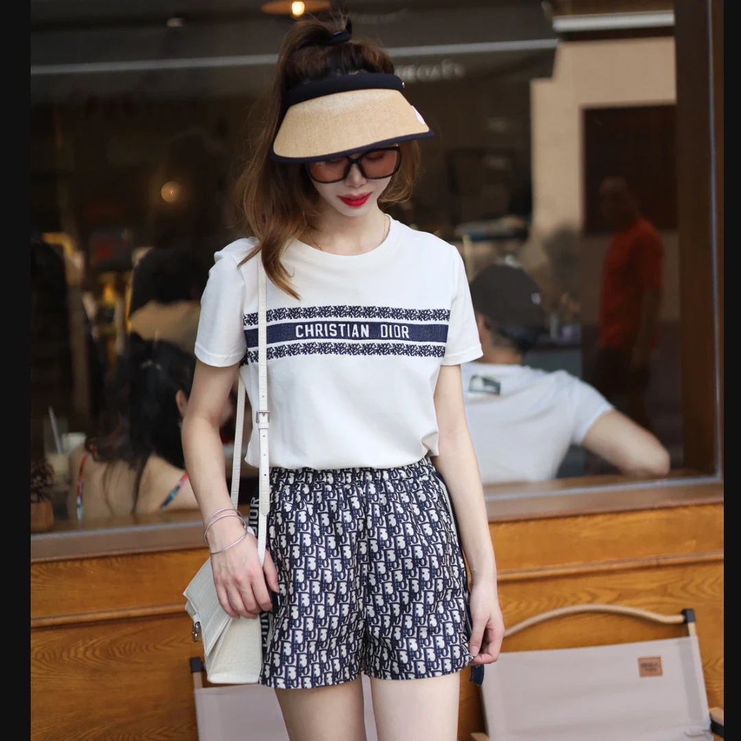 99新 DIOR/迪奥 dd7702/满印短裤/34码