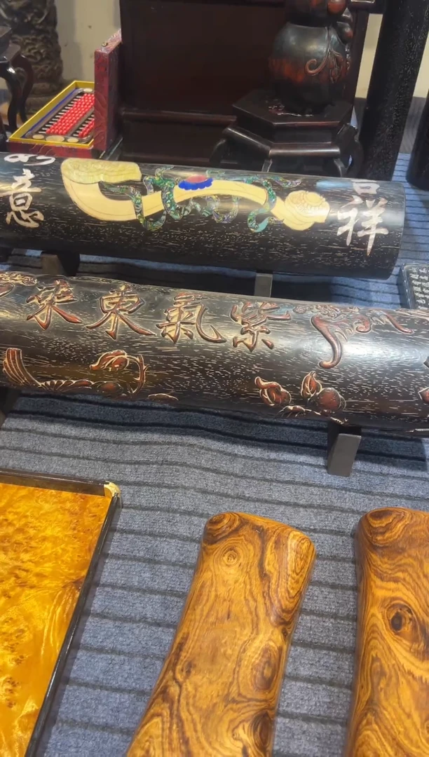 木紫檀木紫气东来横财