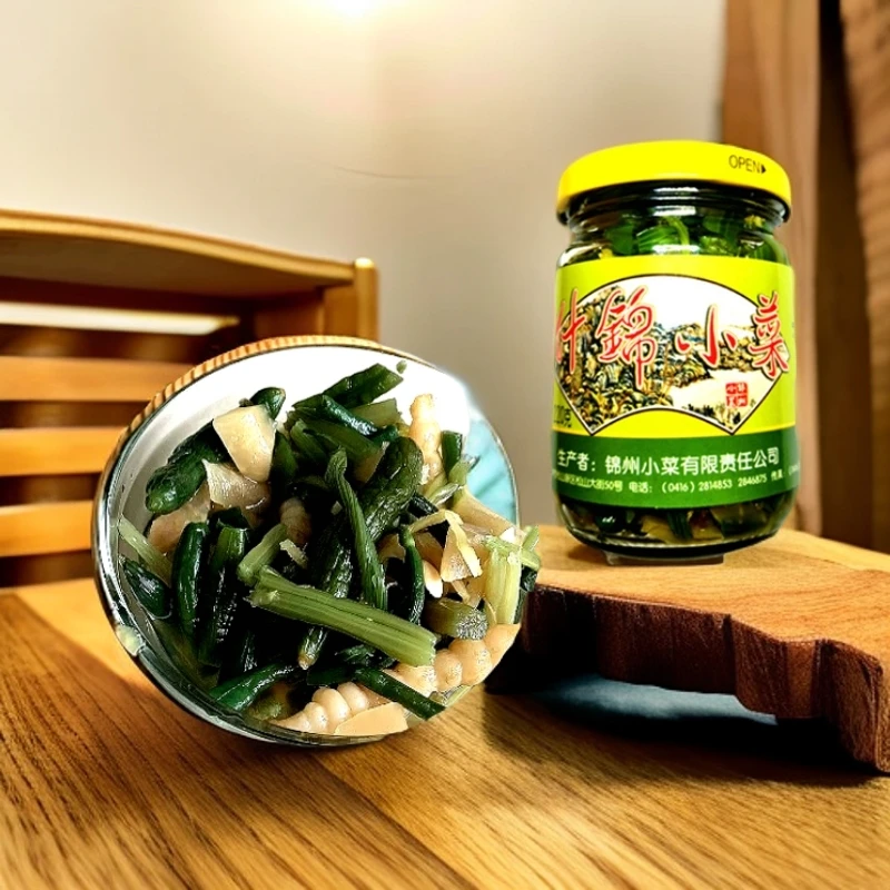 虾油什锦菜220克东北特产锦州原工农小菜锦喌牌下饭清淡瓶装咸菜