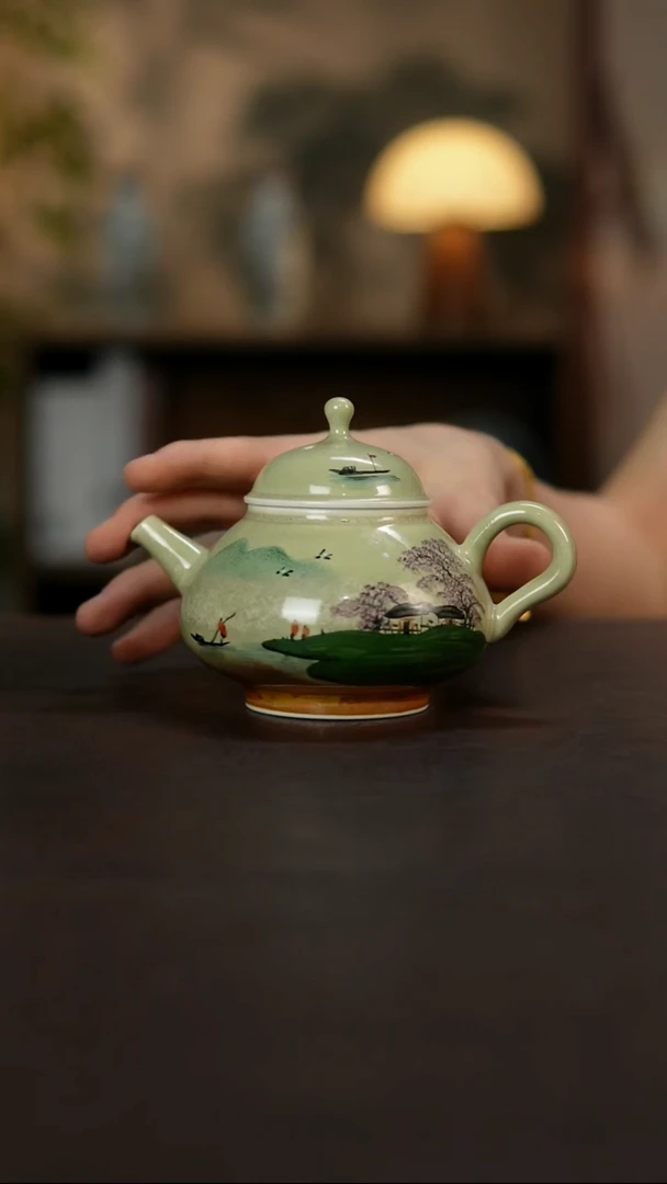 杯景德镇陶瓷杯碗柴烧多人