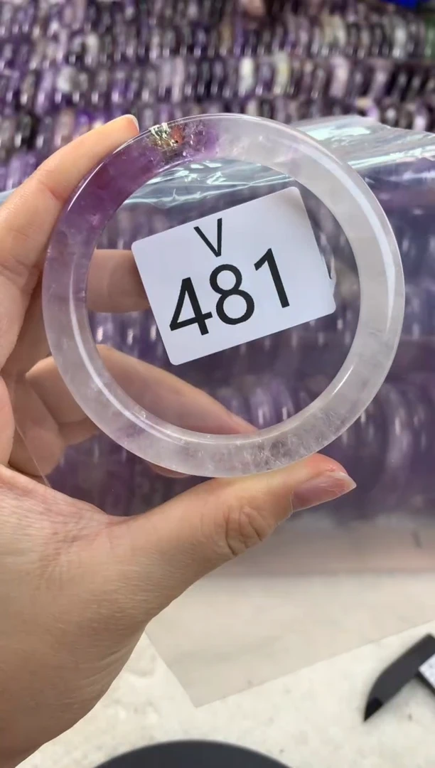 【闪购商品】水晶水晶手镯V未镶嵌481-59