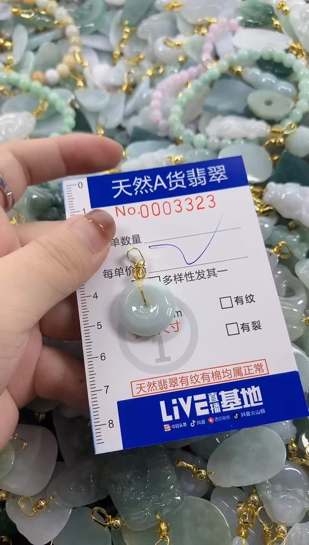 颈饰未镶嵌翡翠天然A货翡翠