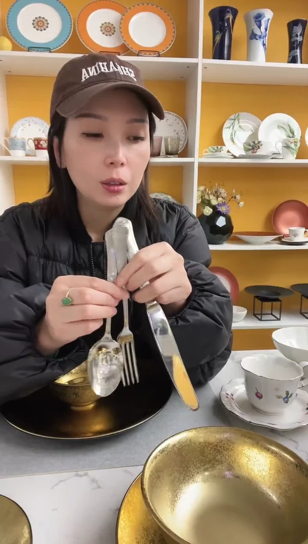 福利款 浮雕 刀叉勺 三件套