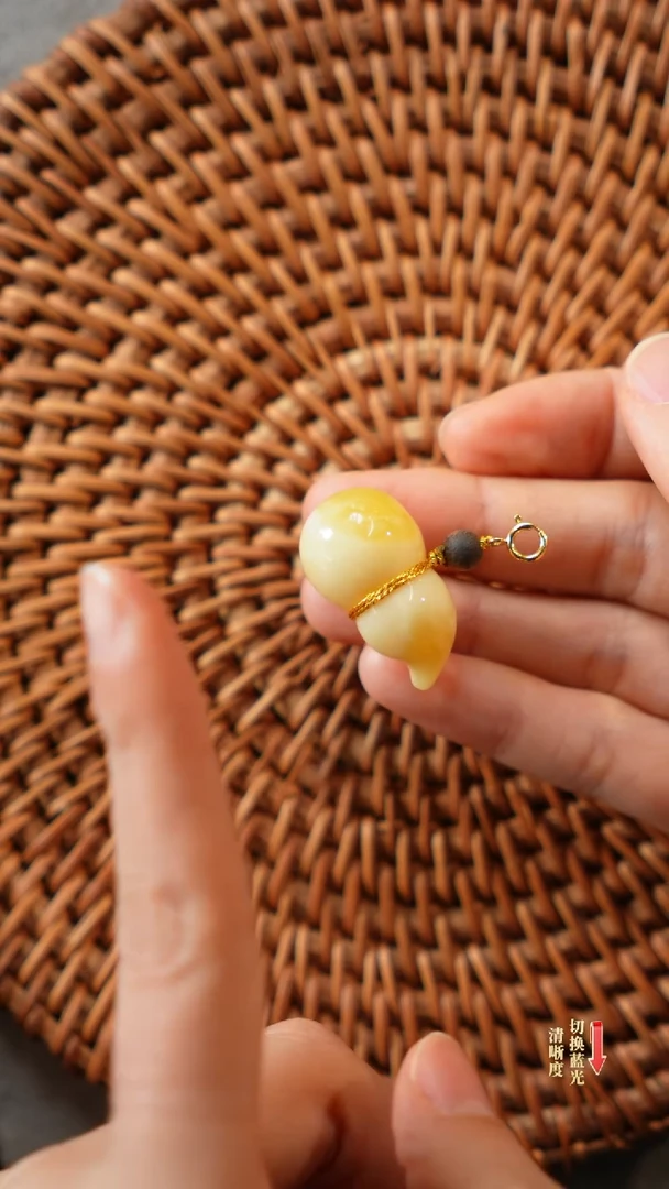 琥珀颈饰未镶嵌1203-020