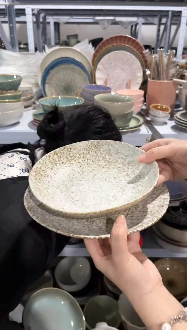 【闪购商品】瓷片外贸尾货瑕疵满20包邮X2中盘加异型深盘