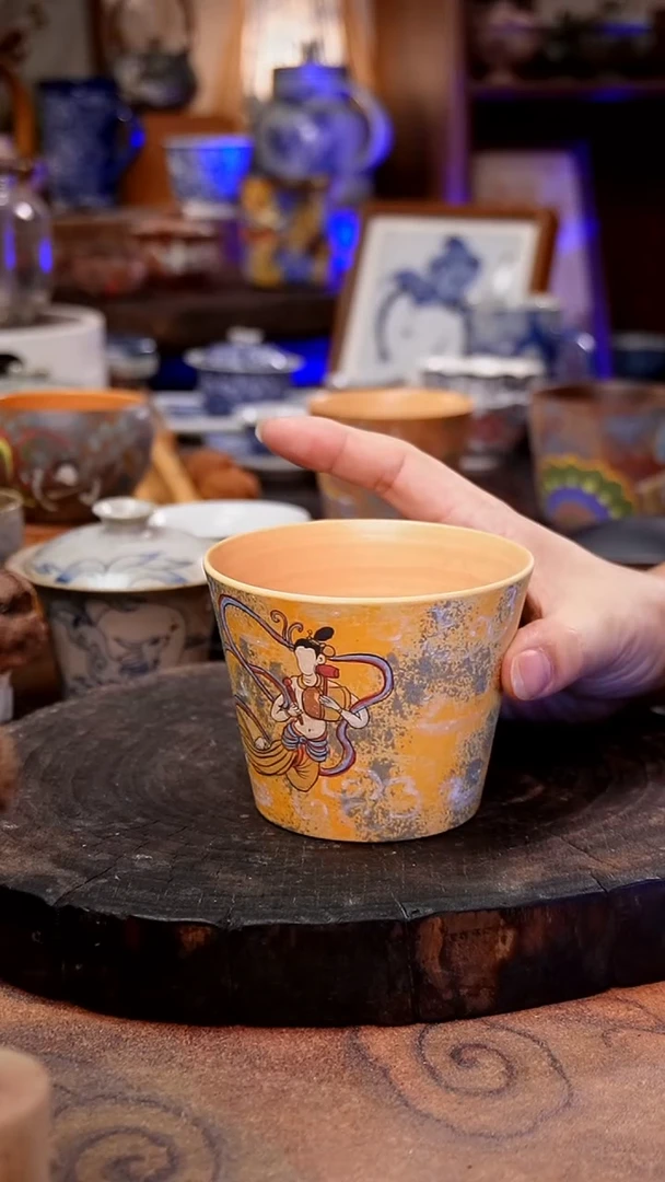 杯子飞天手工手绘手工手绘
