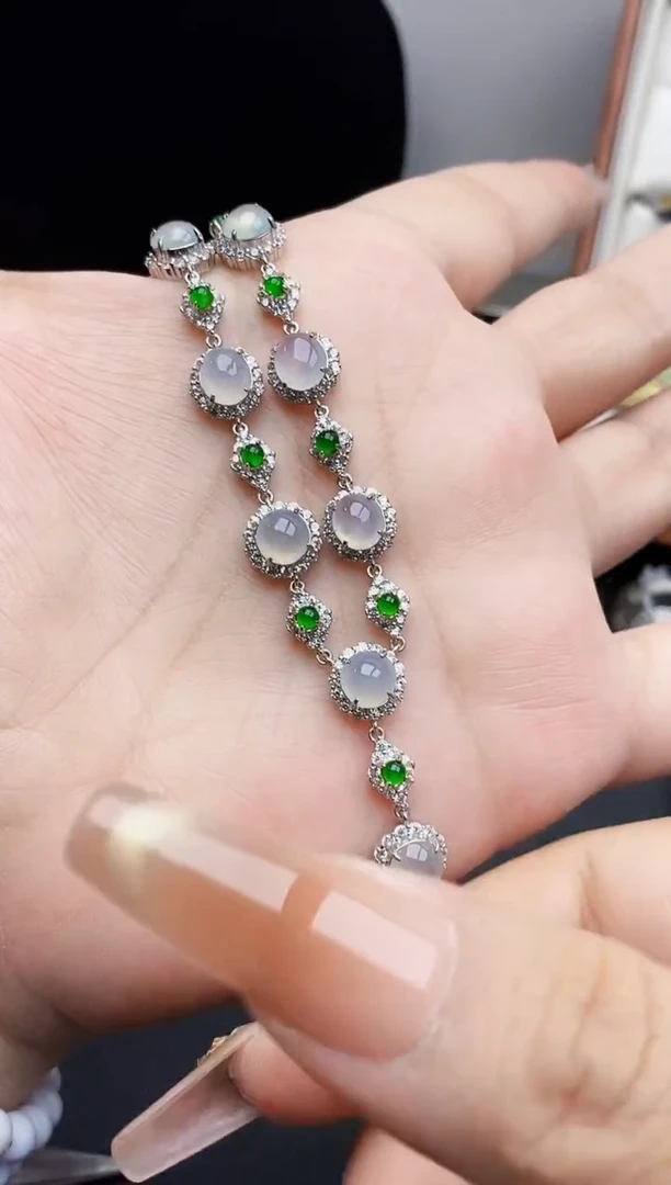 银S925镶嵌戒指翡翠3325