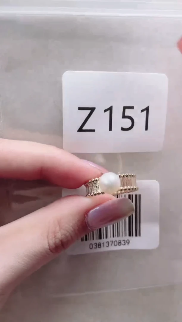 【闪购商品】海水珍珠戒指银S925镶嵌Z151