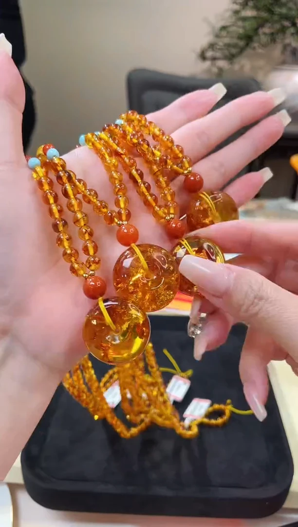 手链琥珀未镶嵌多样性发一@@ZY30212003