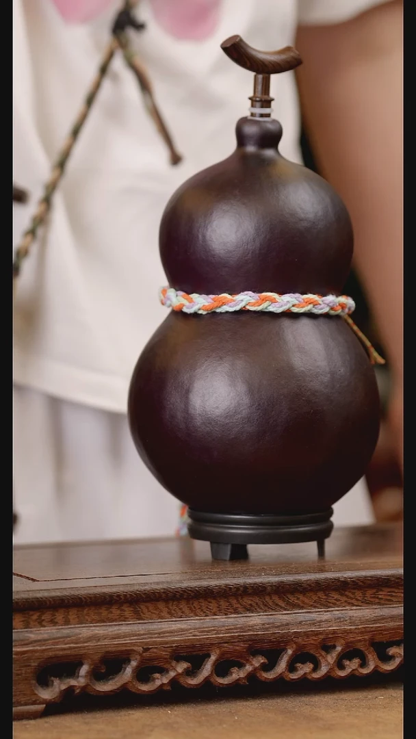 76号精品天然大漆酒葫芦一物一拍-