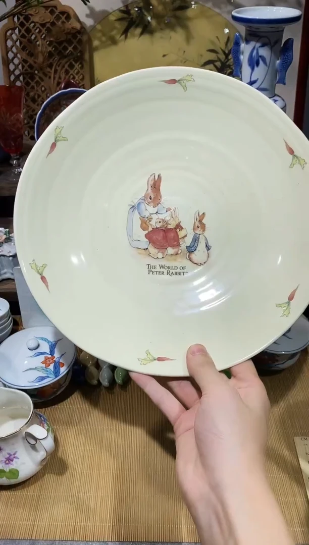 瓷片彼得兔大餐盘