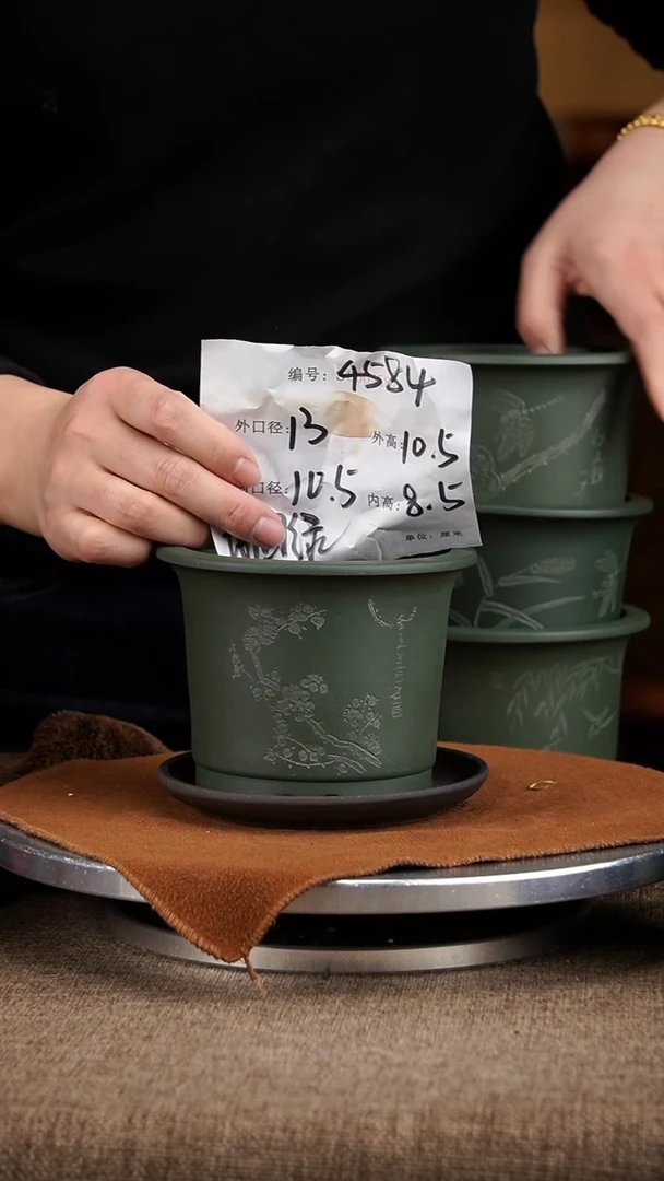 【闪购商品】紫砂花盆紫砂花盆4584+z