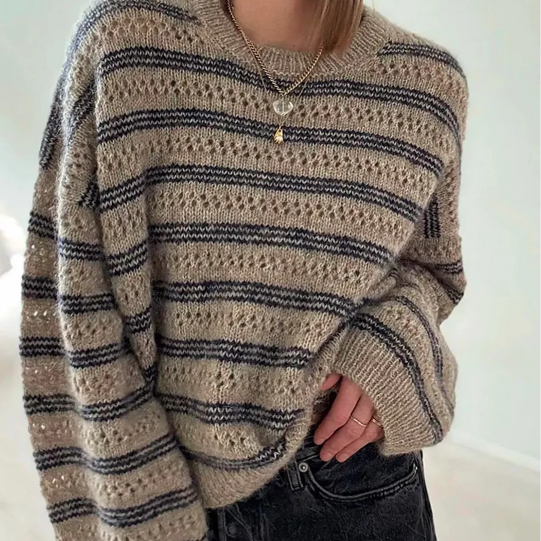 （451+500）秋冬日韩宽松慵懒风套头毛衣