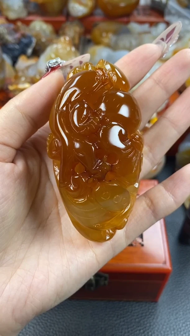 【闪购商品】玛瑙/玉髓手把未镶嵌1