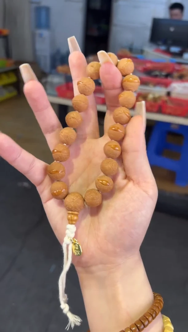 菩提根/象牙果吊坠13mm【精工】凤眼手持