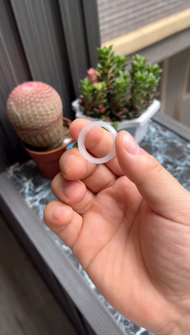 翡翠戒指未镶嵌戒指  备注圈口