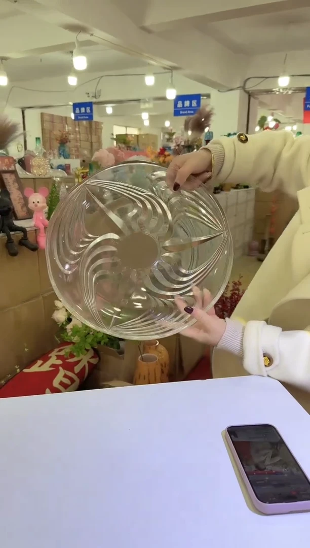 【闪购商品】玻璃洛芙花器-b-早20