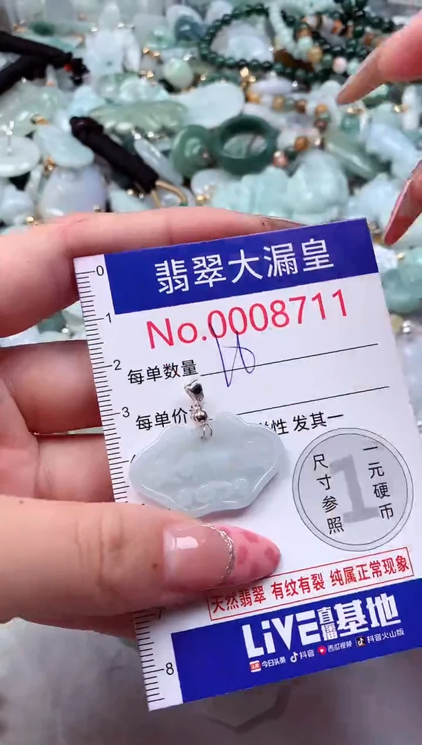 颈饰未镶嵌翡翠8711