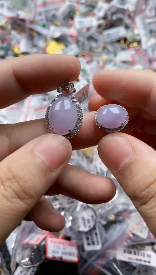 翡翠戒指银S925镶嵌4444444   10