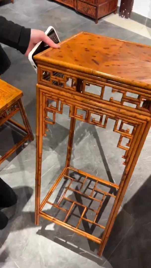 竹堡*湘妃竹花几福建妃