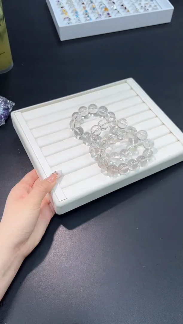 水晶手链未镶嵌44g多样性发其一【1条】默认微瑕17mm