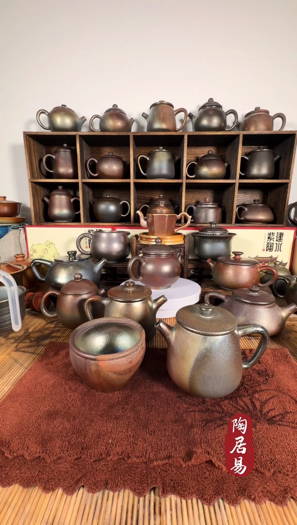 福利价炫彩高石瓢纯柴烧全手工