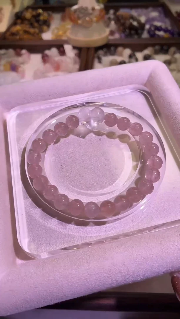 未镶嵌手串水晶4号闪购草莓晶设计款