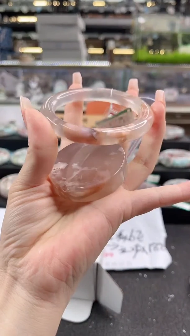未镶嵌手镯石英质玉57圈口（赠品镯心）6751441