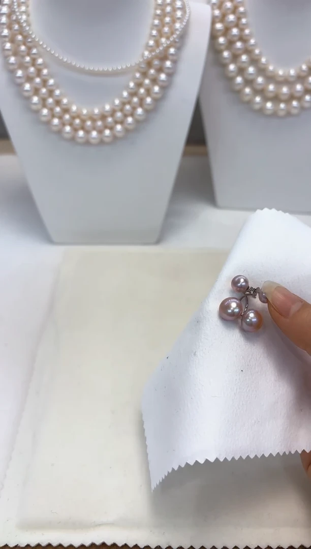 【闪购商品】淡水珍珠耳饰银S925镶嵌10@