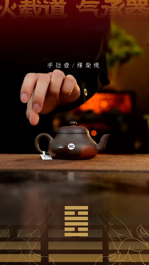 夸烧柴烧君德壶243