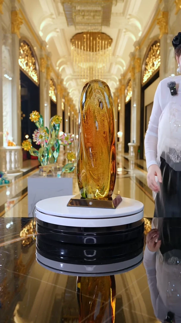 摆件月虹艺术摆件C71+AJ1619029灯底座黑色