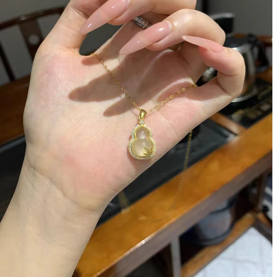 钛钢项链 梵诺熙 X 新中式金枝玉叶项链