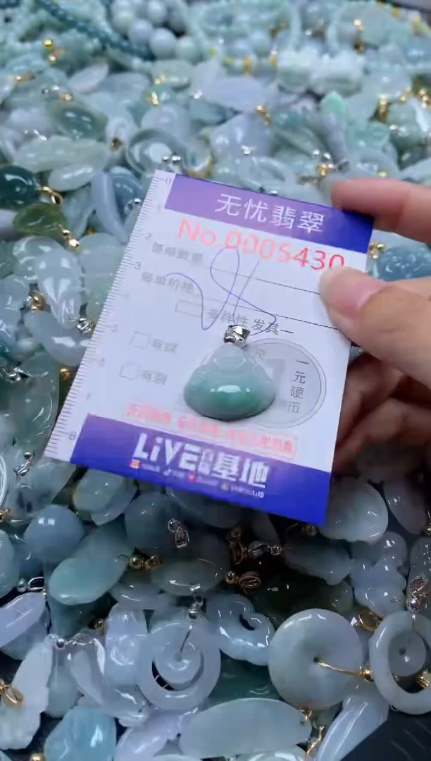 翡翠未镶嵌吊坠(不含链)5430