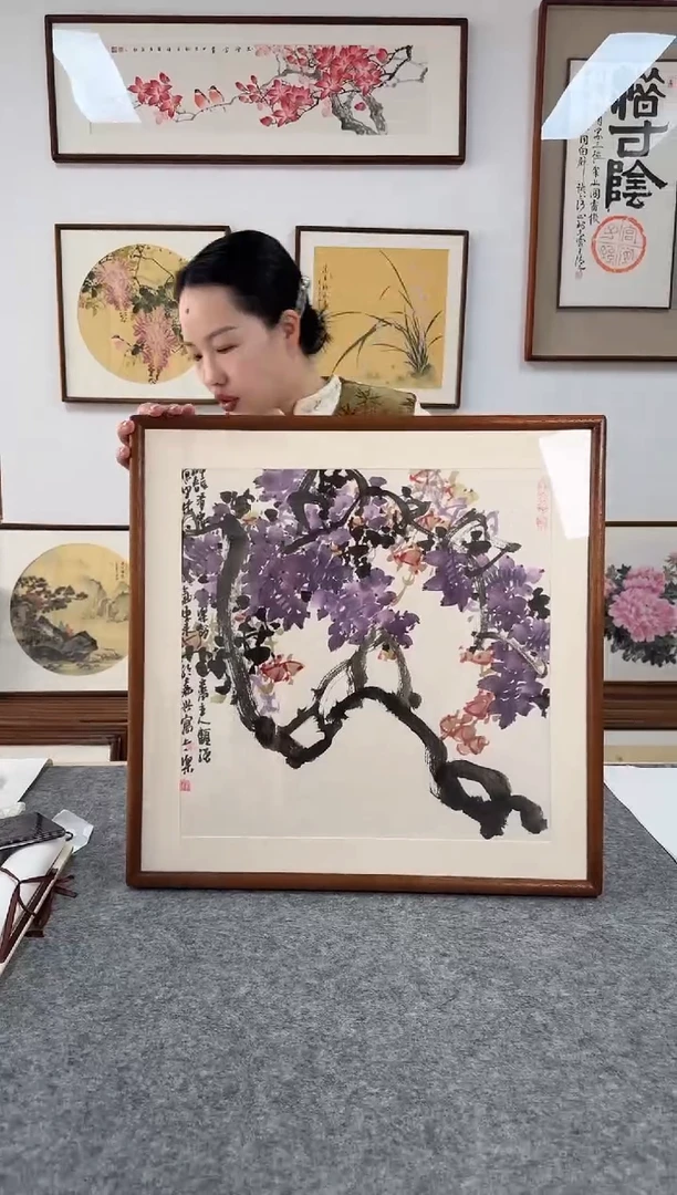 书法GQ顾强703---53*53绘画