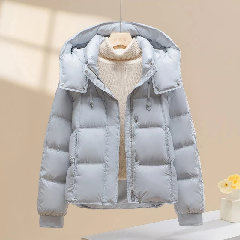 显白气质欧版棉服外套女设计感冬季新款大码宽松慵懒时尚棉衣袄子