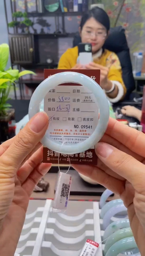 未镶嵌手镯翡翠9541***